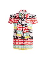 The View 2025 Alyssa Farah Griffin Butterfly Tie Neck Top