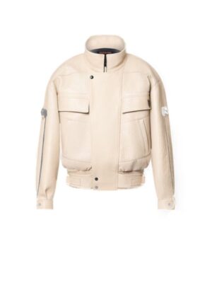 The Voice S27 Cynthia Erivo Oversized Beige Leather Jacket