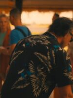 The White Lotus S03 Rick Hatchett Black Hawaiian Shirt