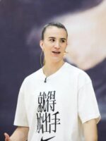 GUANGZHOU Sabrina Ionescu White T-shirt