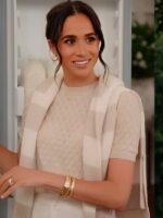 With Love Meghan S01 Meghan Markle & White Striped Sweater