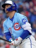Seiya Suzuki Baseball Phillies vs Cubs Blue Jersey