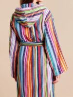 North of North Anna 2025 Lambe Multicolor Striped Robe