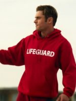 Baywatch Lifeguard Red Hoodie