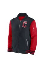 Cleveland Guardians Dugout Full-Zip Bomber Jacket