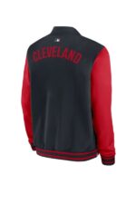 Cleveland Dugout Full-Zip Bomber Jacket