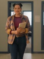 Anna Lambe North of North 2025 Siaya Purple Plaid Shirt