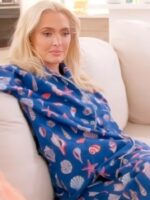 Real Housewives Beverly Hills S14 Erika Jayne Girardi Blue Shell Pajamas
