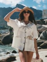 The White Lotus 2025 Lalisa Manobal Monkey Print Shirt