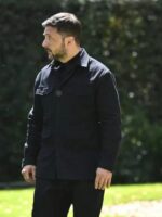 Zelensky Pope Francis Funeral Black Jacket