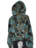 Zorga Qaunaq North Of North 2025 Millie Tie Dye Butterfly Hoodie