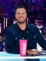 TV-Series Amerian Idol S08 Luke Bryan Navy Blue Suede Jacket