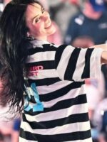 Avicii Arena 2025 Black & White Billie Eilish Striped Shirt
