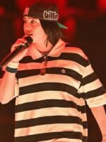Avicii Arena 2025 & White Billie Eilish Striped Shirt