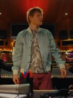 Buy Ed Sheeran Azizam Green Satin Bomber Jacket