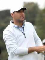 Genesis Open 2025 Scottie Scheffler White Half Sleeves Sweatshirt