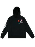LA Dodgers 2025 Floral Black Pullover Hoodie