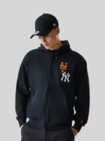 Unisex MLB Subway Series Black Zipper Hoodie