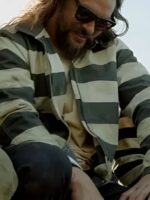 On The Roam Jason Momoa Black White Stripe Jacket