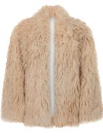 The Voice S27 LeAnn Rimes Beige Fur Jacket