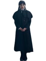 Wednesday Addams TV-Series Wednesday S02 Ortega Black Plaid Coat